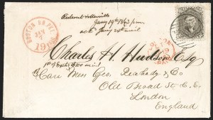 Sale 1230, Lot 1260, 1861-68 and 1869 Pictorial Issues Covers