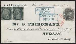 Sale 1230, Lot 1270, 1861-68 and 1869 Pictorial Issues Covers