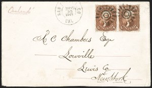 Sale 1230, Lot 1271, 1861-68 and 1869 Pictorial Issues Covers