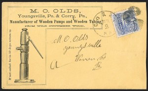 Sale 1230, Lot 1302, Fancy Cancellations