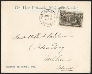 Sale 1230, Lot 1318, Bank Note and Later Issues Covers