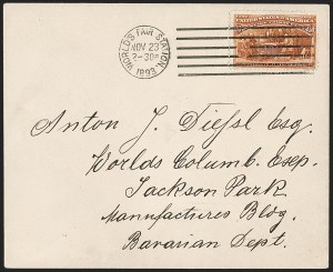 Sale 1230, Lot 1321, Bank Note and Later Issues Covers