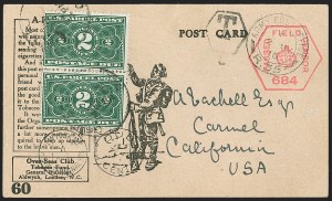 Sale 1230, Lot 1343, Bank Note and Later Issues Covers