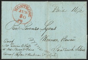 Sale 1230, Lot 1381, Hawaii: Early Postal History