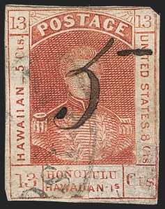 Sale 1230, Lot 1409, Hawaii: Kamehameha Issues
