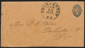 Sale 1230, Lot 1486, Confederate Postmasters' Provisionals