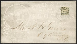 Sale 1230, Lot 1493, Confederate Postmasters' Provisionals