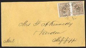 Sale 1230, Lot 1503, Confederate Postmasters' Provisionals