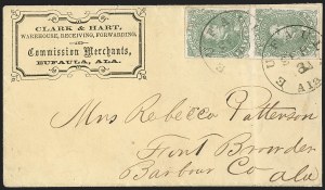 Sale 1230, Lot 1525, Confederate General Issues and Covers, College Covers