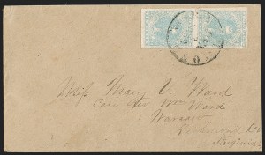 Sale 1230, Lot 1530, Confederate General Issues and Covers, College Covers