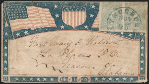 Sale 1230, Lot 1570, Confederate Patriotic Covers