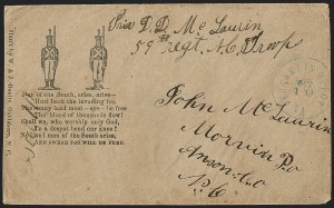 Sale 1230, Lot 1584, Confederate Patriotic Covers