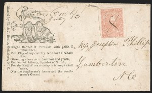 Sale 1230, Lot 1587, Confederate Patriotic Covers