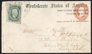 Sale 1230, Lot 1594, Confederate Semi-Official Imprints