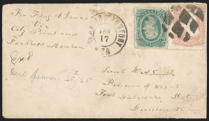 Sale 1230, Lot 1606, Civil War Prisoner-of-War Mail