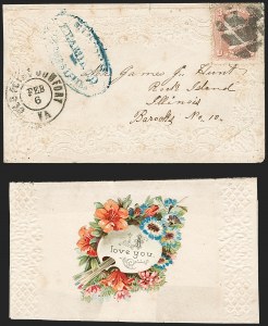Sale 1230, Lot 1613, Civil War Prisoner-of-War Mail