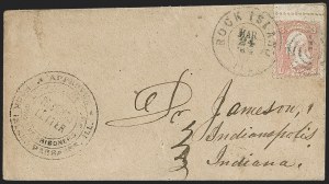 Sale 1230, Lot 1615, Civil War Prisoner-of-War Mail
