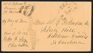 Sale 1230, Lot 1617, Civil War Prisoner-of-War Mail