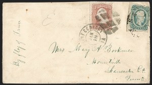 Sale 1230, Lot 1621, Civil War Prisoner-of-War Mail