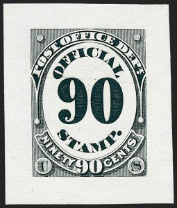 Sale 1230, Lot 1666, Essays, Proofs and Specimens