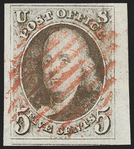 Sale 1230, Lot 1689, 1847 Issue (Scott 1-2)