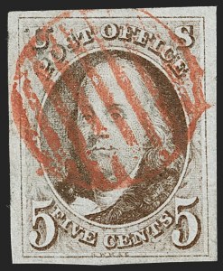 Sale 1230, Lot 1691, 1847 Issue (Scott 1-2)