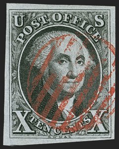 Sale 1230, Lot 1700, 1847 Issue (Scott 1-2)