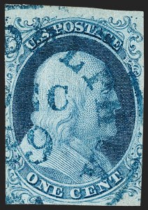 Sale 1230, Lot 1712, 1851-56 Issue (Scott 5-17)