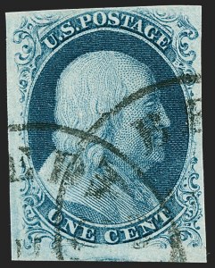 Sale 1230, Lot 1714, 1851-56 Issue (Scott 5-17)