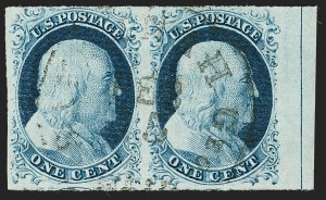 Sale 1230, Lot 1720, 1851-56 Issue (Scott 5-17)
