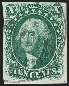 Sale 1230, Lot 1724, 1851-56 Issue (Scott 5-17)