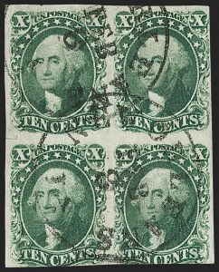 Sale 1230, Lot 1726, 1851-56 Issue (Scott 5-17)