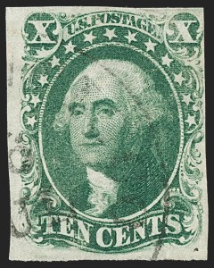 Sale 1230, Lot 1727, 1851-56 Issue (Scott 5-17)