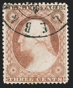 Sale Number 1230, Lot Number 1743, 1857-60 Issue (Scott 18-39)
