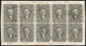 Sale 1230, Lot 1764, 1857-60 Issue (Scott 18-39)
