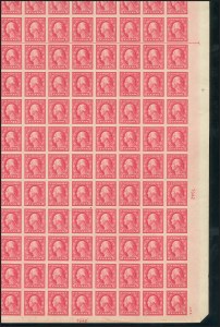Sale 1230, Lot 2011, 1913-23 Issues (Scott 406-547), 5c Carmine, Imperforate, Error (485) Sale 1230, Lot 2011, 1913-23 Issues (Scott 406-547)