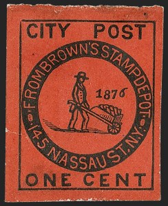 Sale 1230, Lot 907, Carriers and Local Posts