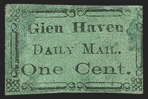 Sale 1230, Lot 922, Carriers and Local Posts