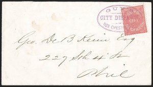 Sale 1230, Lot 923, Carriers and Local Posts