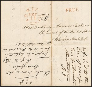 Sale 1230, Lot 958, Autographs and Free Franks