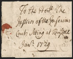 Sale 1230, Lot 970, Colonial and 18th Century