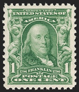 Sale Number 1231, Lot Number 218, 1902-08 Issues (Scott 300-319)