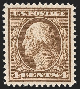 Sale 1231, Lot 285, 1910-13 Washington-Franklin Issue (Scott 374-396)