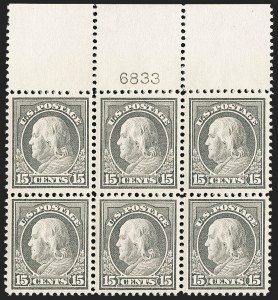 Sale 1231, Lot 328, 1912-14 Washington-Franklin Issue (Scott 405-423)
