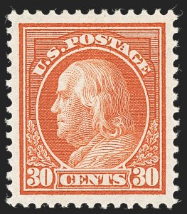 Sale 1231, Lot 331, 1912-14 Washington-Franklin Issue (Scott 405-423)