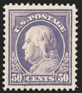 Sale Number 1231, Lot Number 332, 1912-14 Washington-Franklin Issue (Scott 405-423)