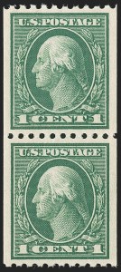 Sale 1231, Lot 354, 1913-15 Washington-Franklin Issues (Scott 424-461)