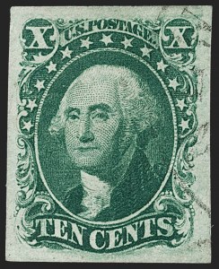 Sale Number 1231, Lot Number 37, 1851-56 Issue (Scott 5-17)