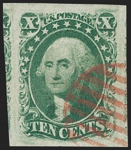 Sale Number 1231, Lot Number 38, 1851-56 Issue (Scott 5-17)
