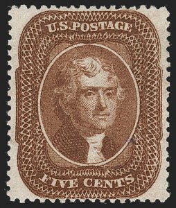 Sale Number 1231, Lot Number 63, 1857-60 Issue and 1875 Reprint (Scott 18-47)